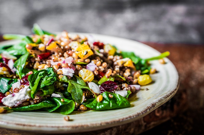 Mandarin & Roasted Vegetable Salad