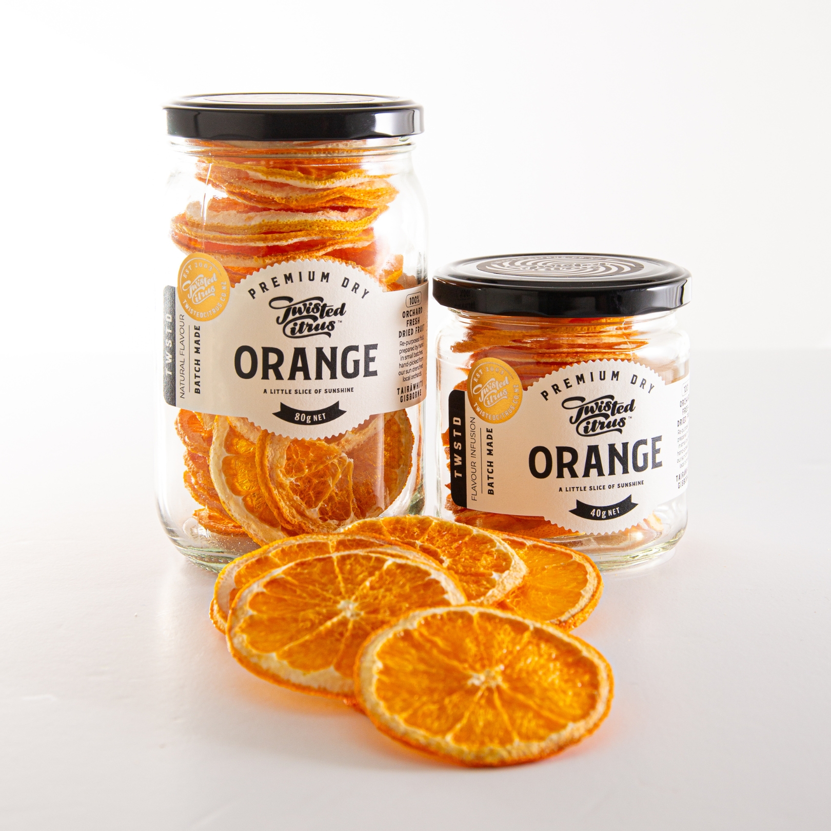 Buy Twisted Dried Fruit - Orange Online NZ - Twisted Citrus